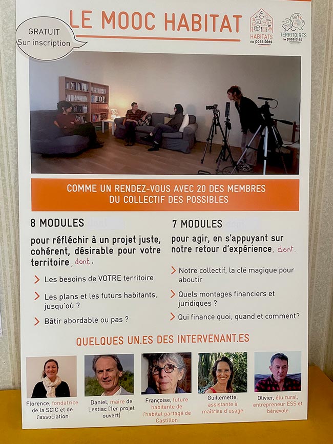 Le MOOC Territoires Et Habitats Des Possibles Accessible Librement